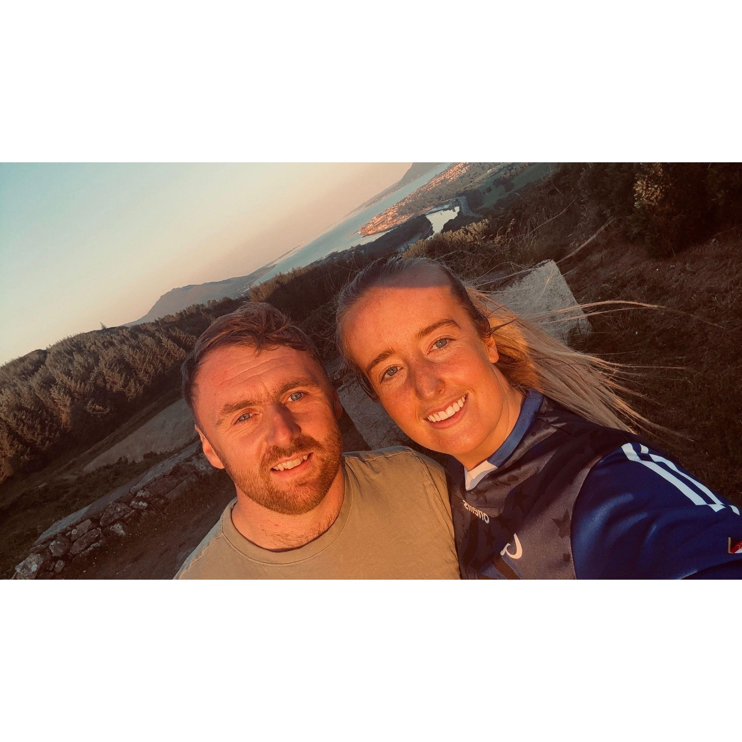 Flagstaff viewpoint overlooking Warrenpoint harbour