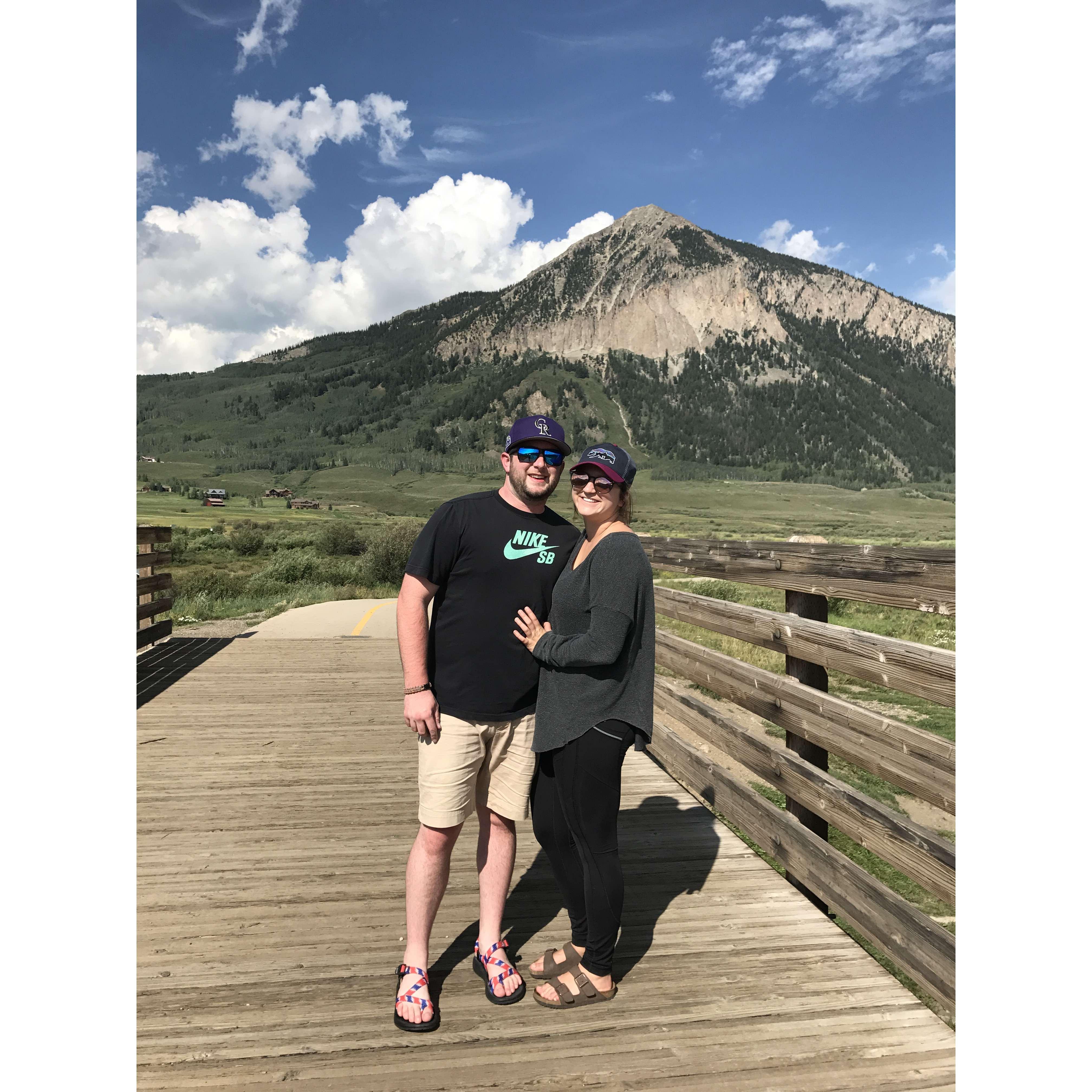 Kalee's first trip to Crested Butte, 2017