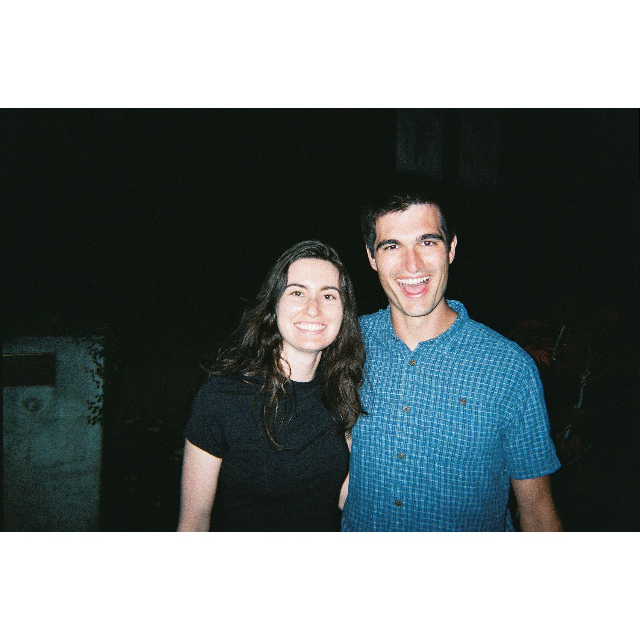 At Pepperdine before graduation