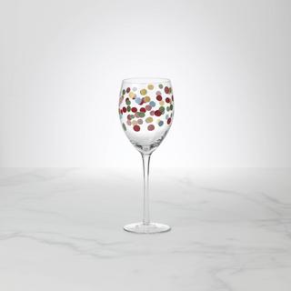 Good Times It's Raining Confetti Wine Glass