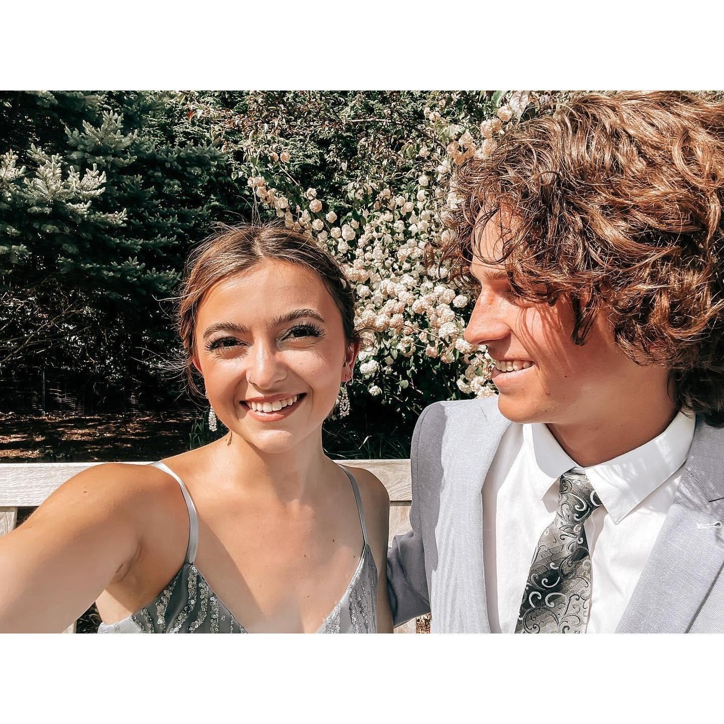 Our fourth and final prom together, 2022!