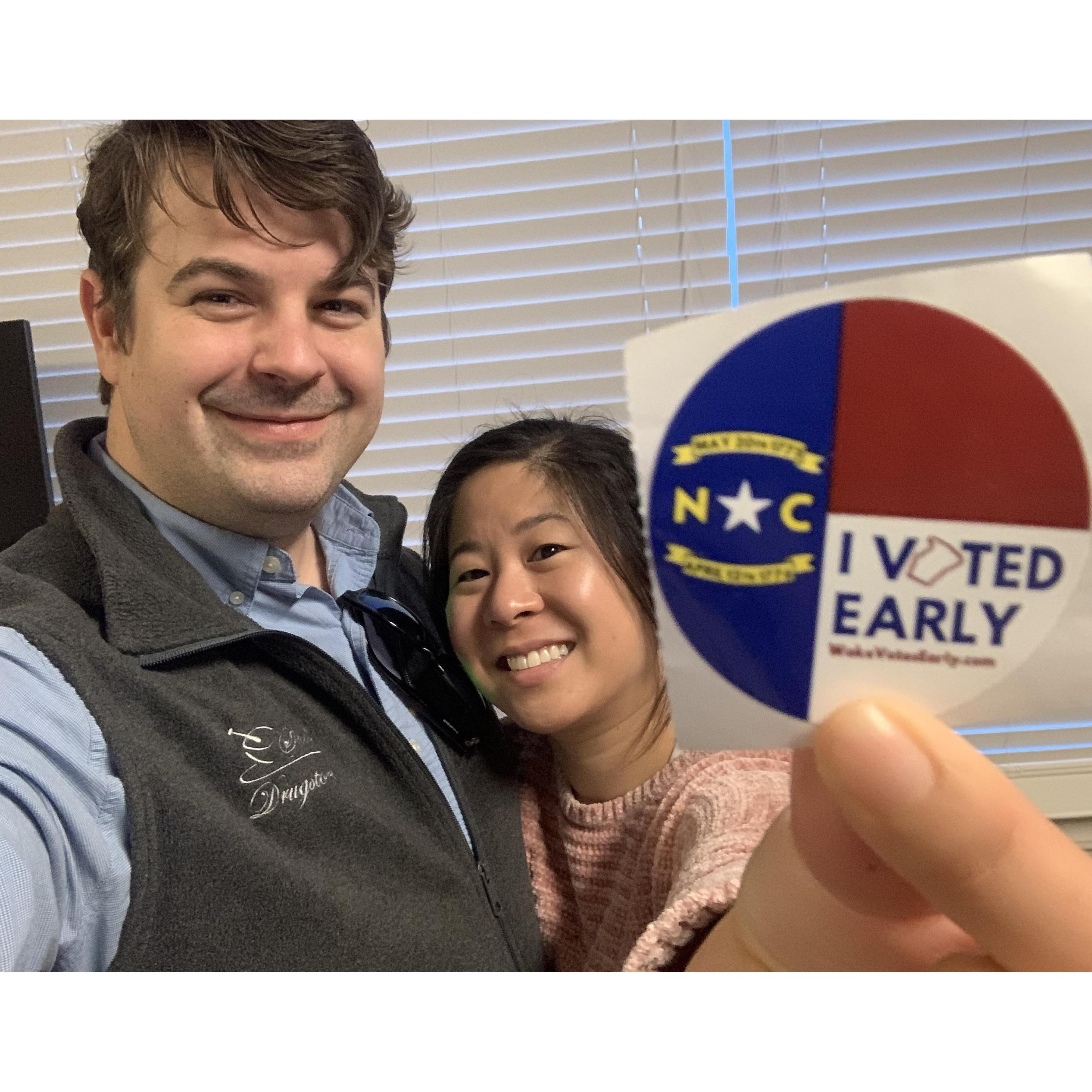 First time voting early