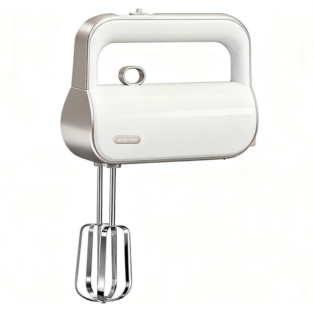 warran 4-in-1 Professional Electric Hand Mixer for Baking, Cooking and Coffee Drinks(Champagne Gold)