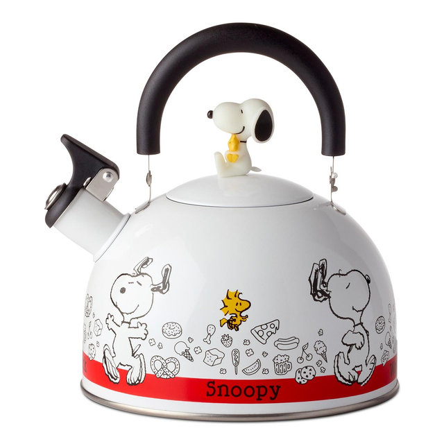 Lenox Chef Snoopy Enamelware Tea Kettle