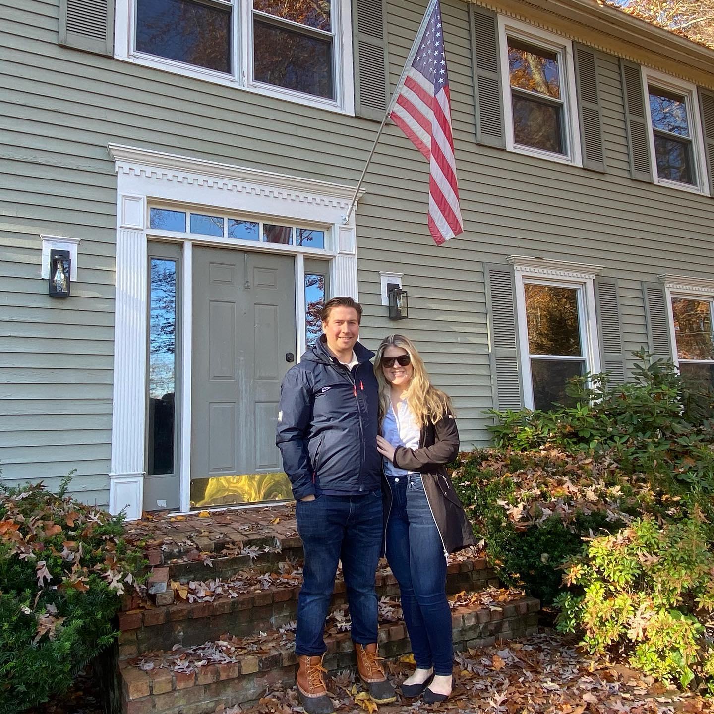 Celebrating the closing of our first home in Avon.