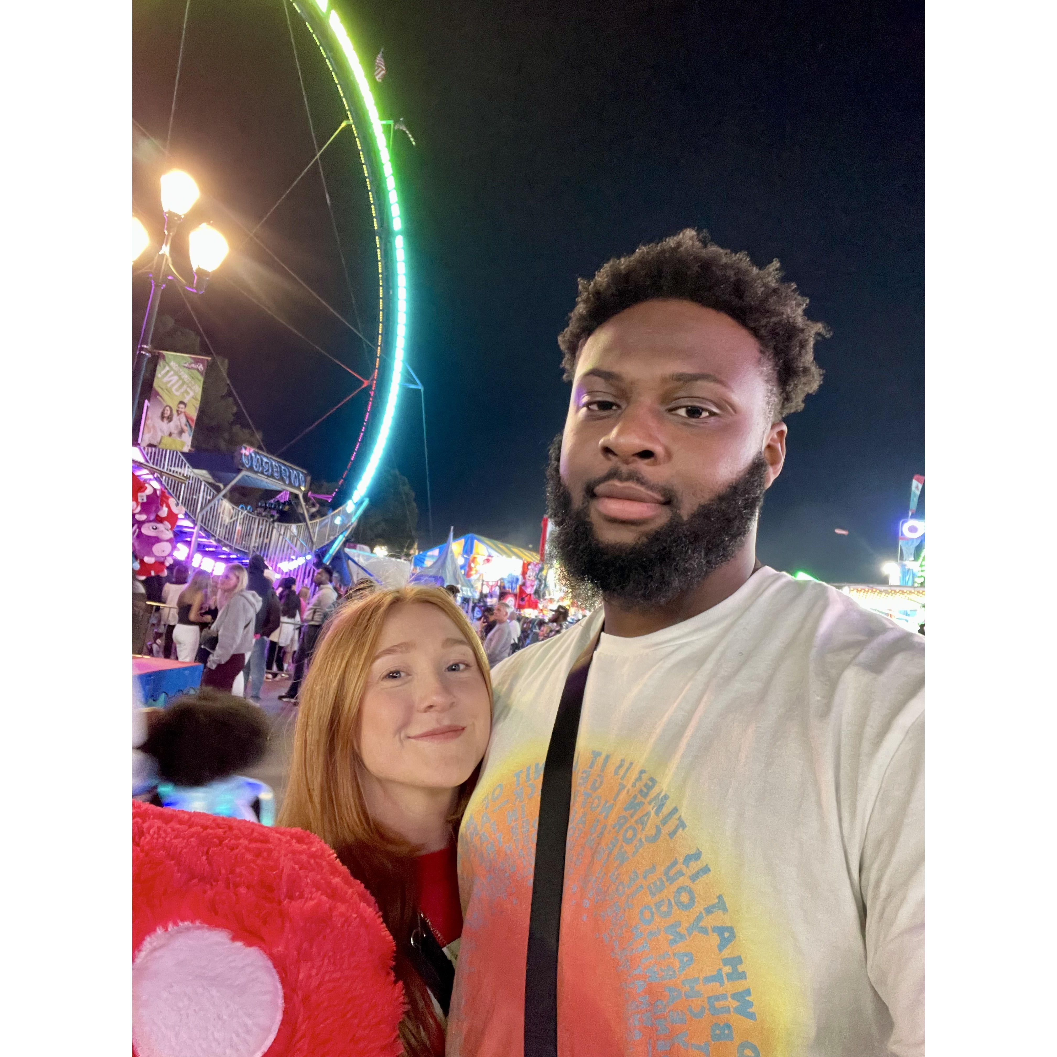 Our fair dates are made up of less rides and more carnival games (believe it or not Hannah wins the bigger prizes ㅤㅤ•ᴗ•)