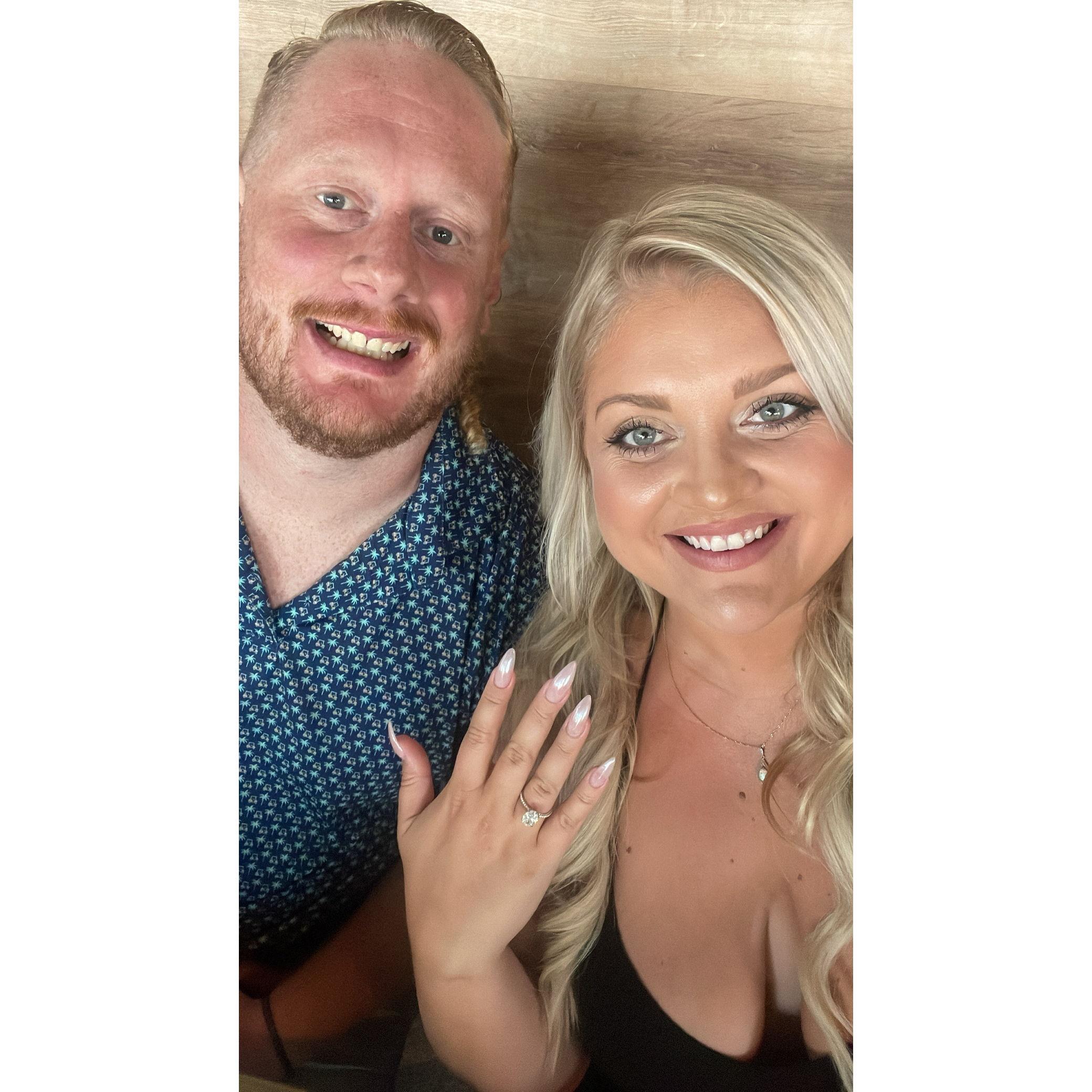 AUGUST 13, 2023 - 
First day of being Engaged!