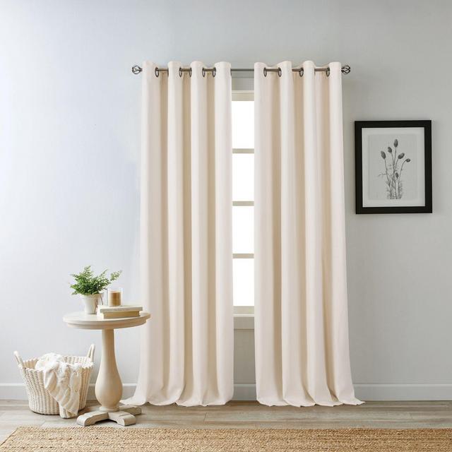 Bee & Willow™ Home Hadley 84-Inch Grommet 100% Blackout Window Panel in Ivory