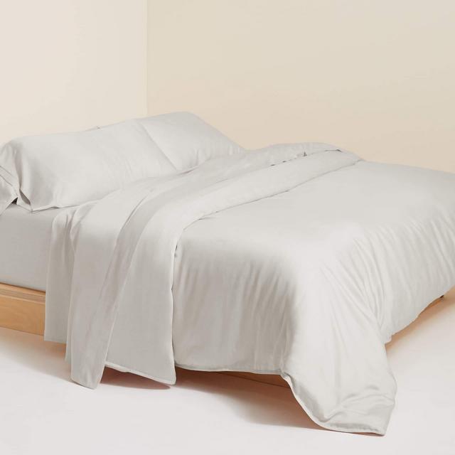 Buffy Eucalyptus Duvet Cover - White
