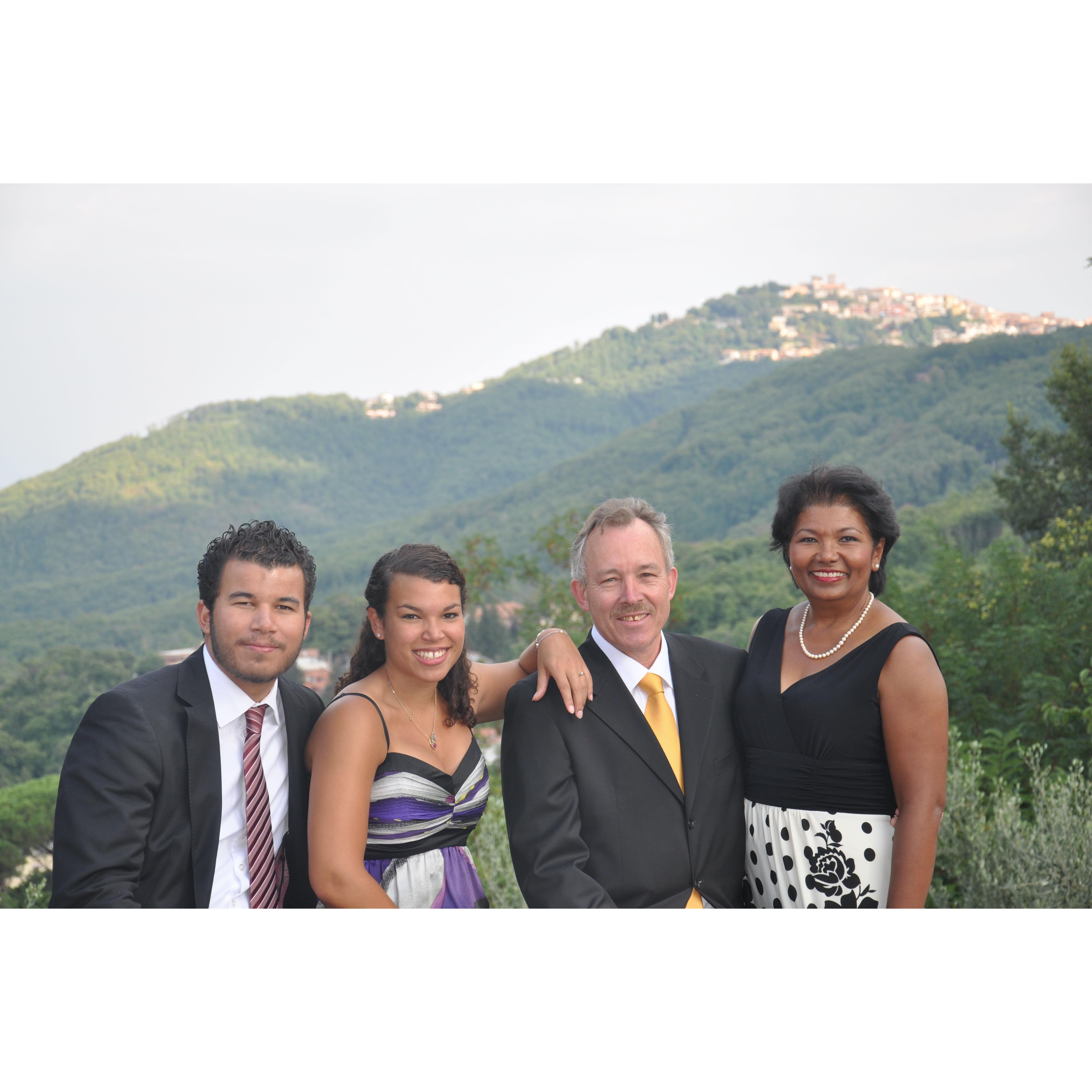 Nik's family:  Aron, Sophia, Lothar & Miryam