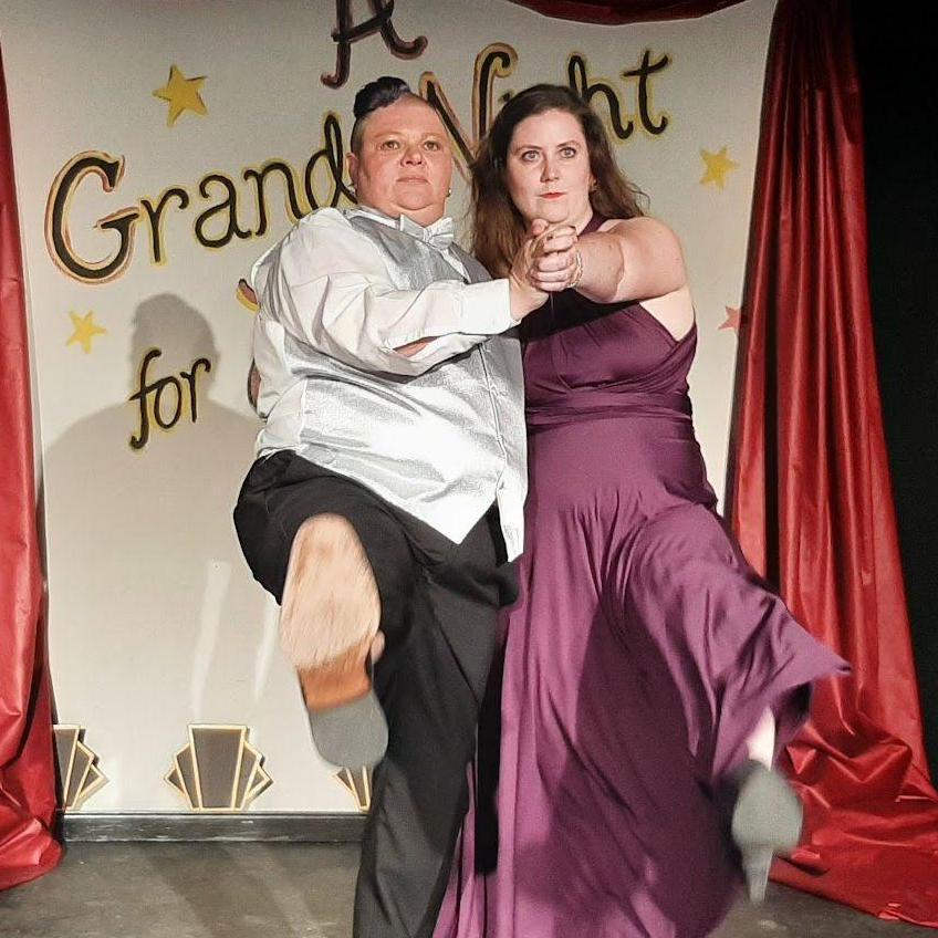 Performing the world's worst tango during "A Grand Night for Singing" at Prairie Players Civic Theatre [Aug 2022]