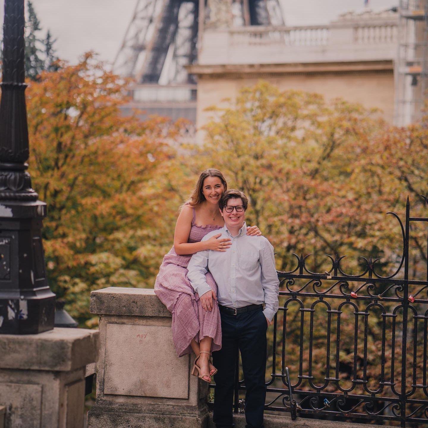 We went to Paris post-graduation for Rosie's college graduation!