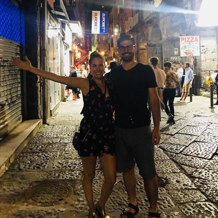 Celebrating our engagement in Italy!