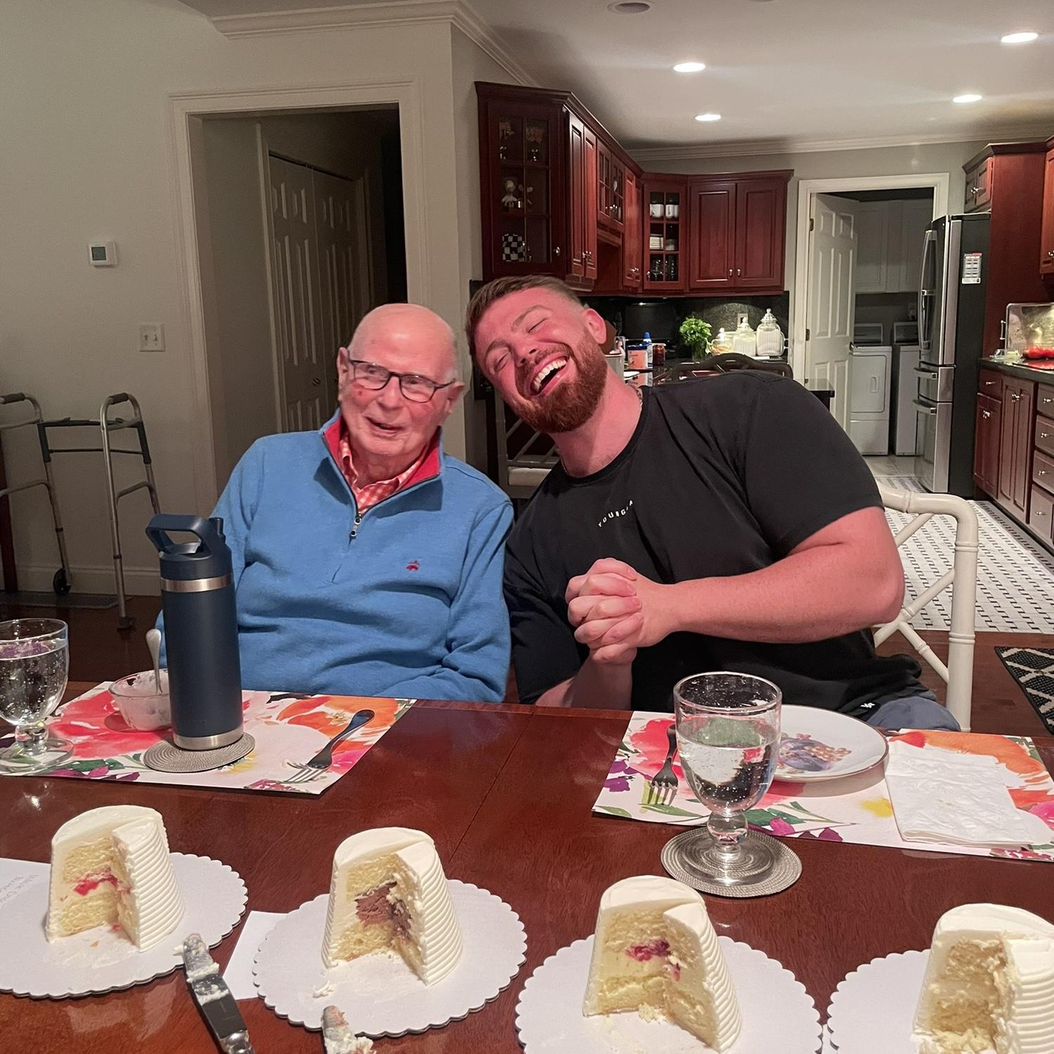 Making memories with our wedding cake tasting