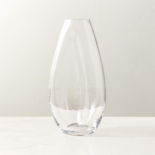 Fron Clear Glass Vase