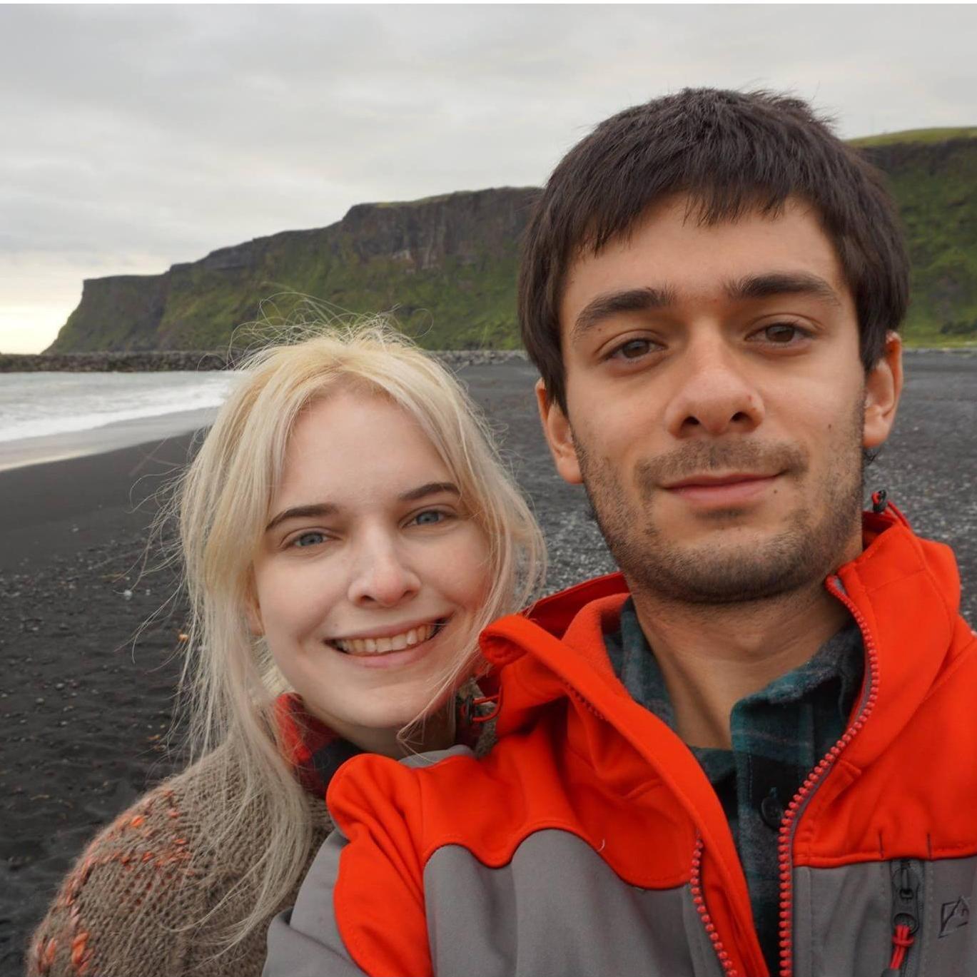 Our first international trip together to Iceland, 2015