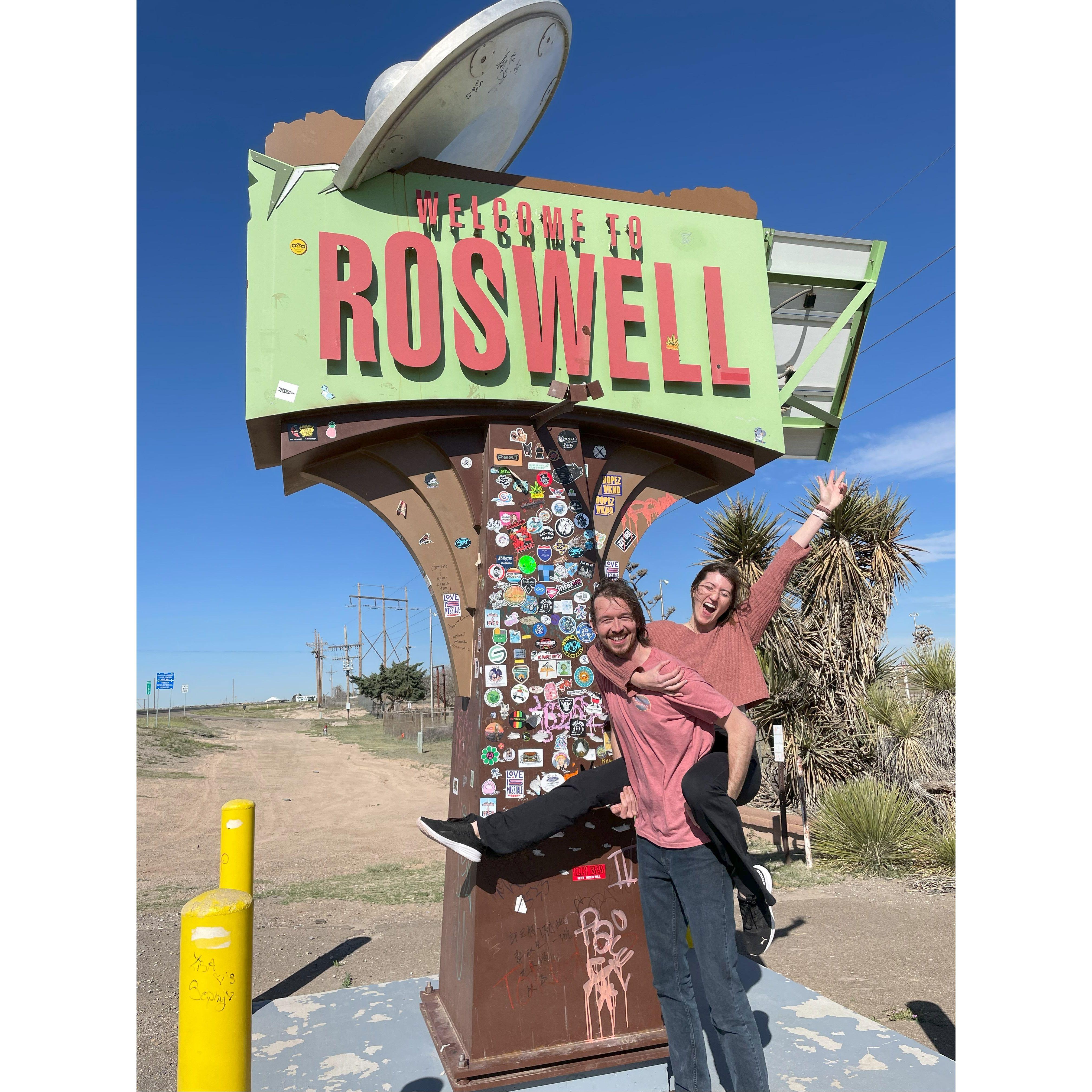 Looking for aliens in Rosewell