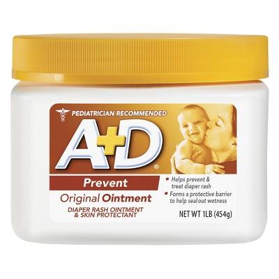 A+D Original Diaper Rash Ointment - 16oz