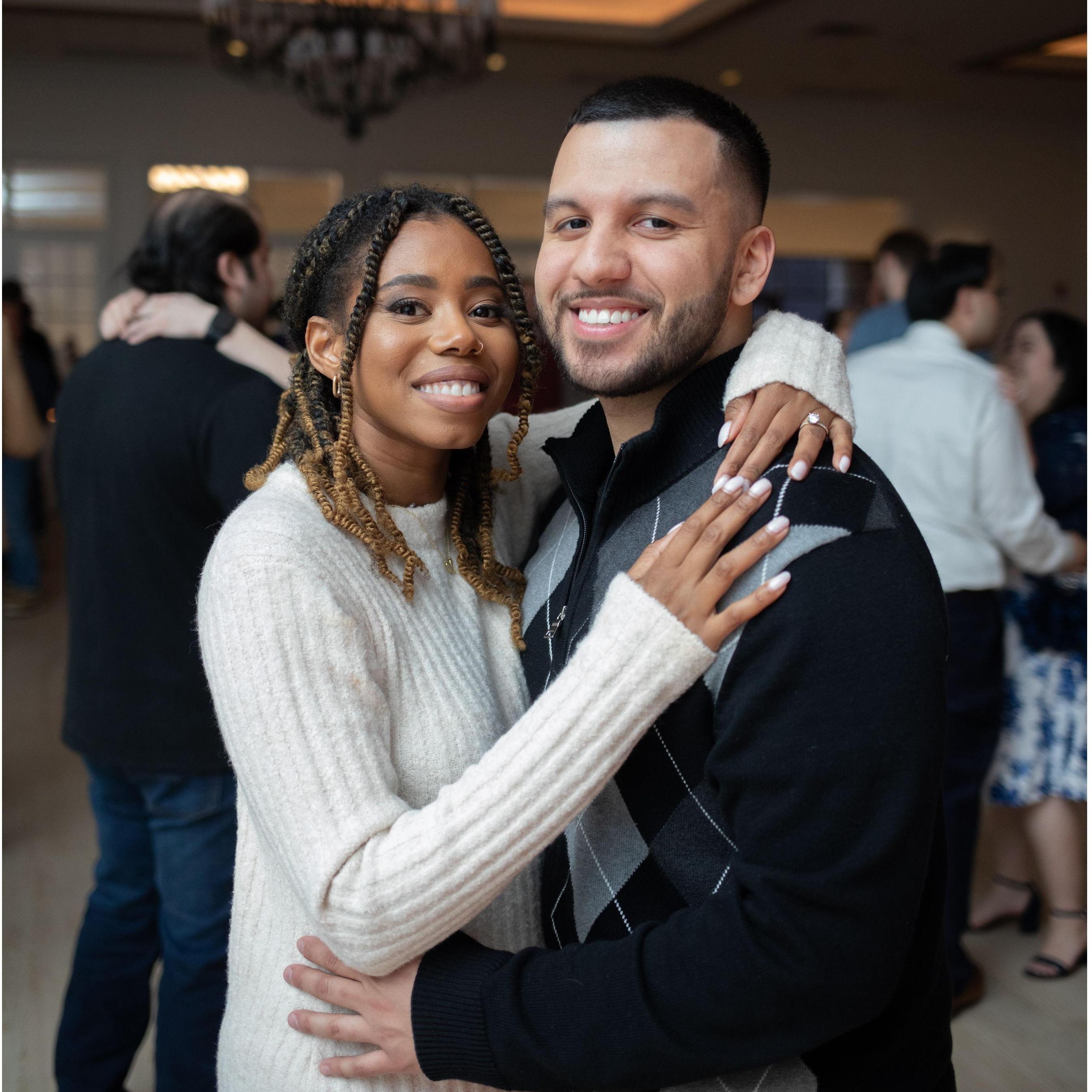 Venue tasting couples dance