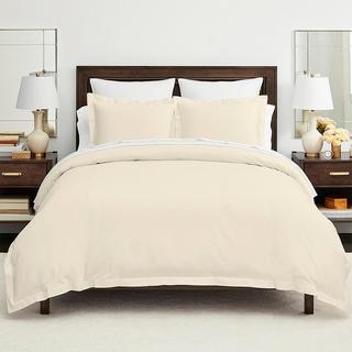 Signature Hemmed Organic 3-Piece Duvet Set