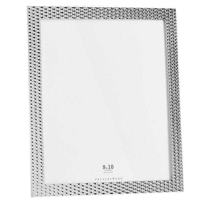 Patterned Silver Frame, 8" x 10"