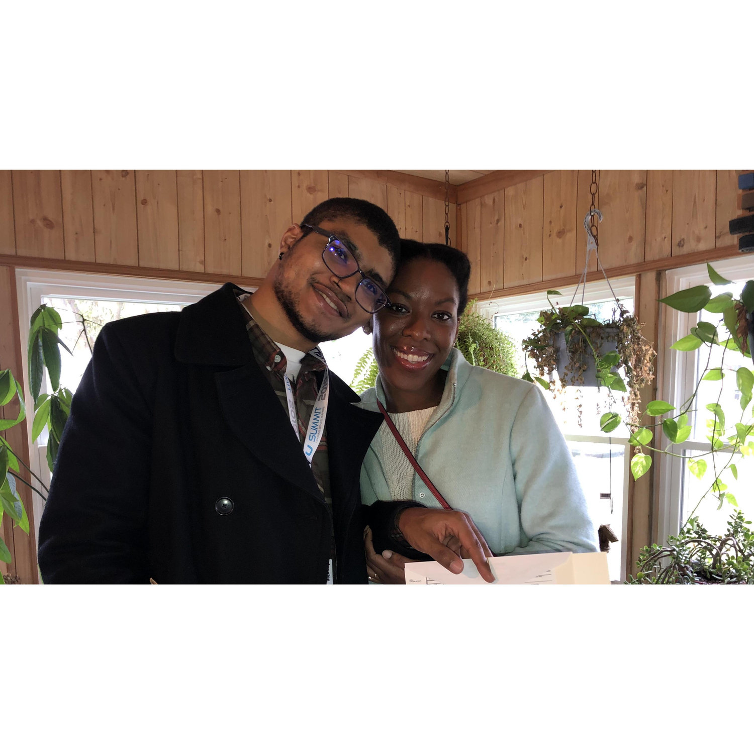 November 2019, after getting our marriage license.