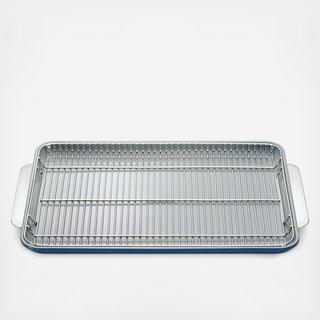 Ceramic Non-Stick Baking Sheet & Cooling Rack Set