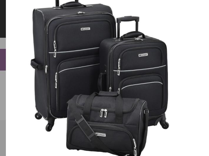Leisure Getaway II 3-Piece Spinner Luggage Set