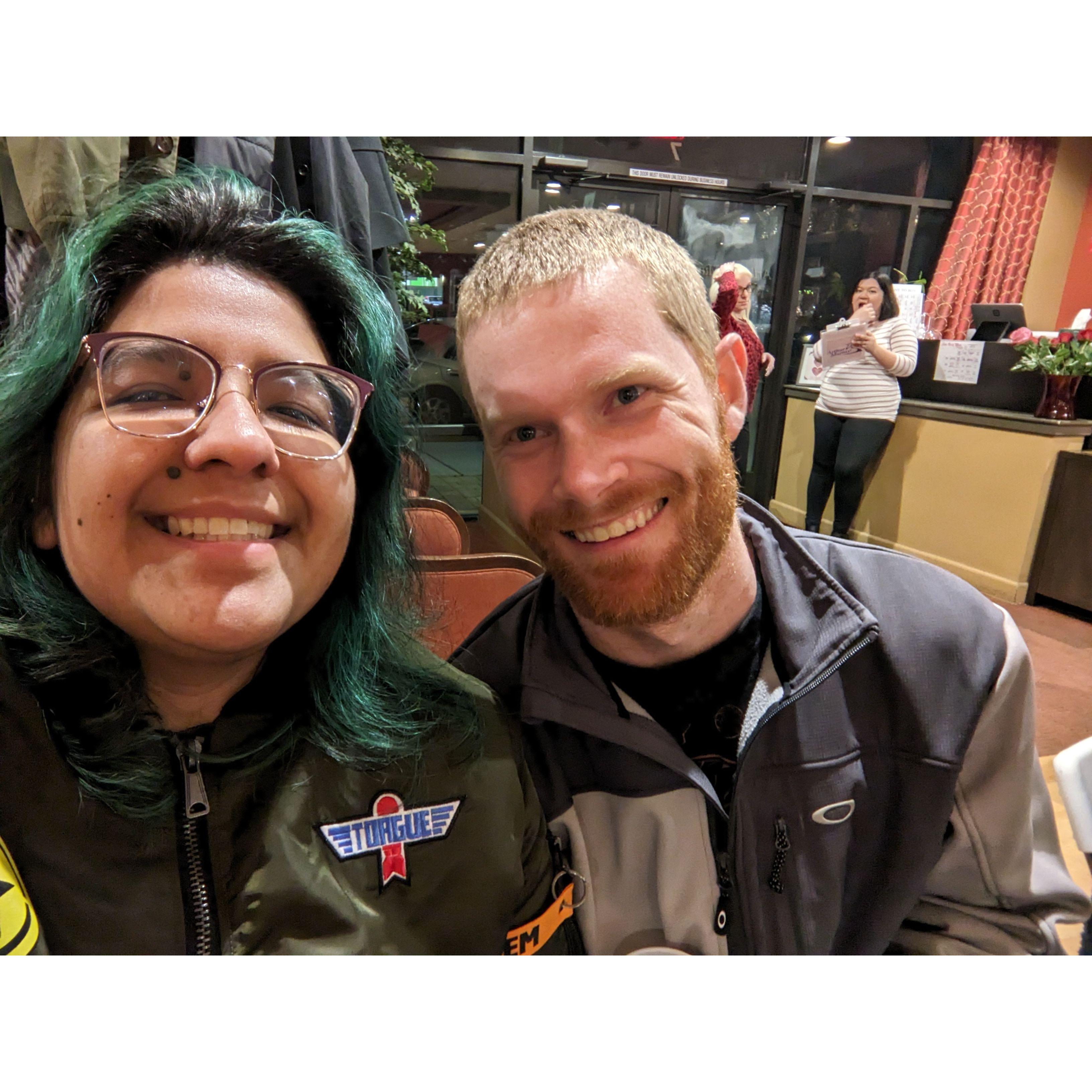 Sam & Rocio do Valentine's Salsa