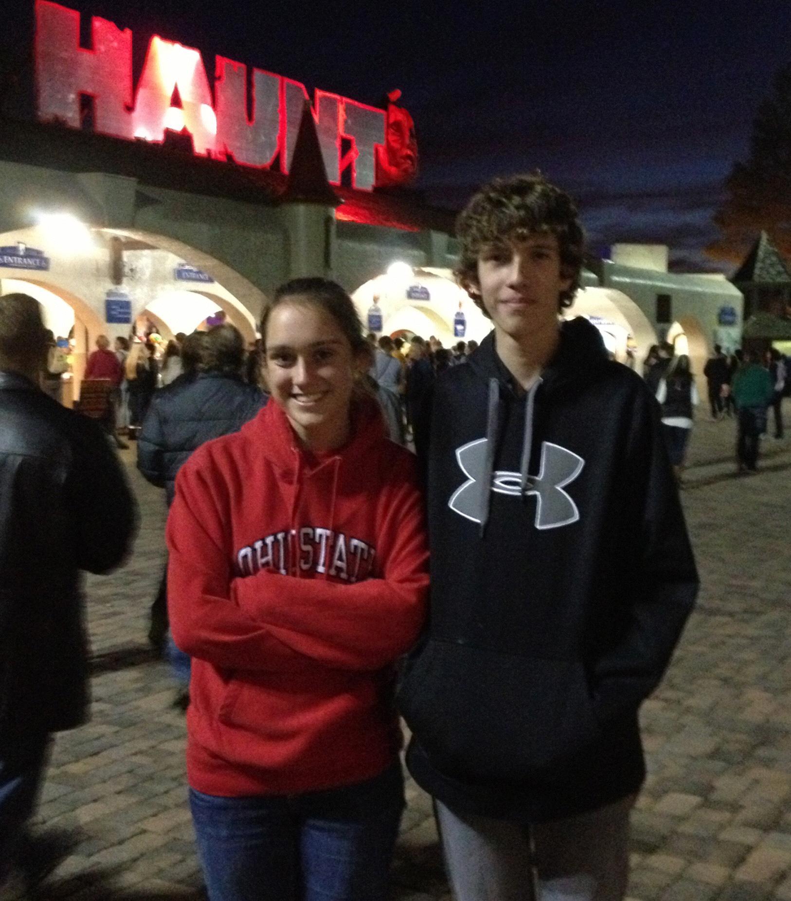 2014 Haunt at Kings Dominion. Technically still friends.