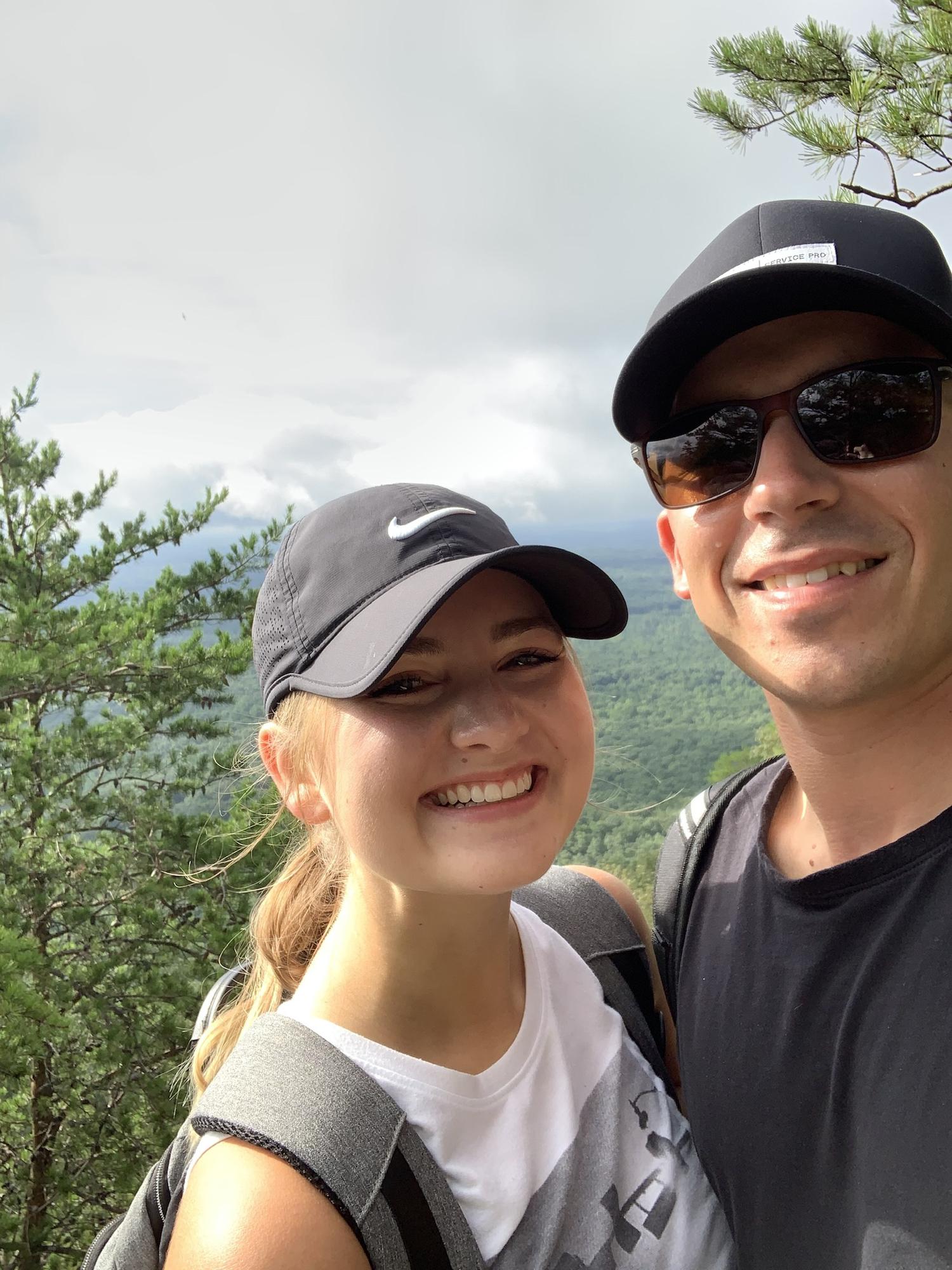 Hiking in North Carolina 8/22/2020