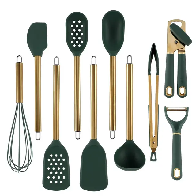 Cook With Color 10pc Kitchen Tool Set Sage