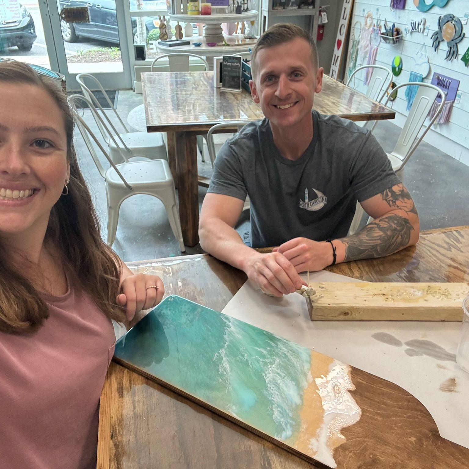 We made our first resign project together!