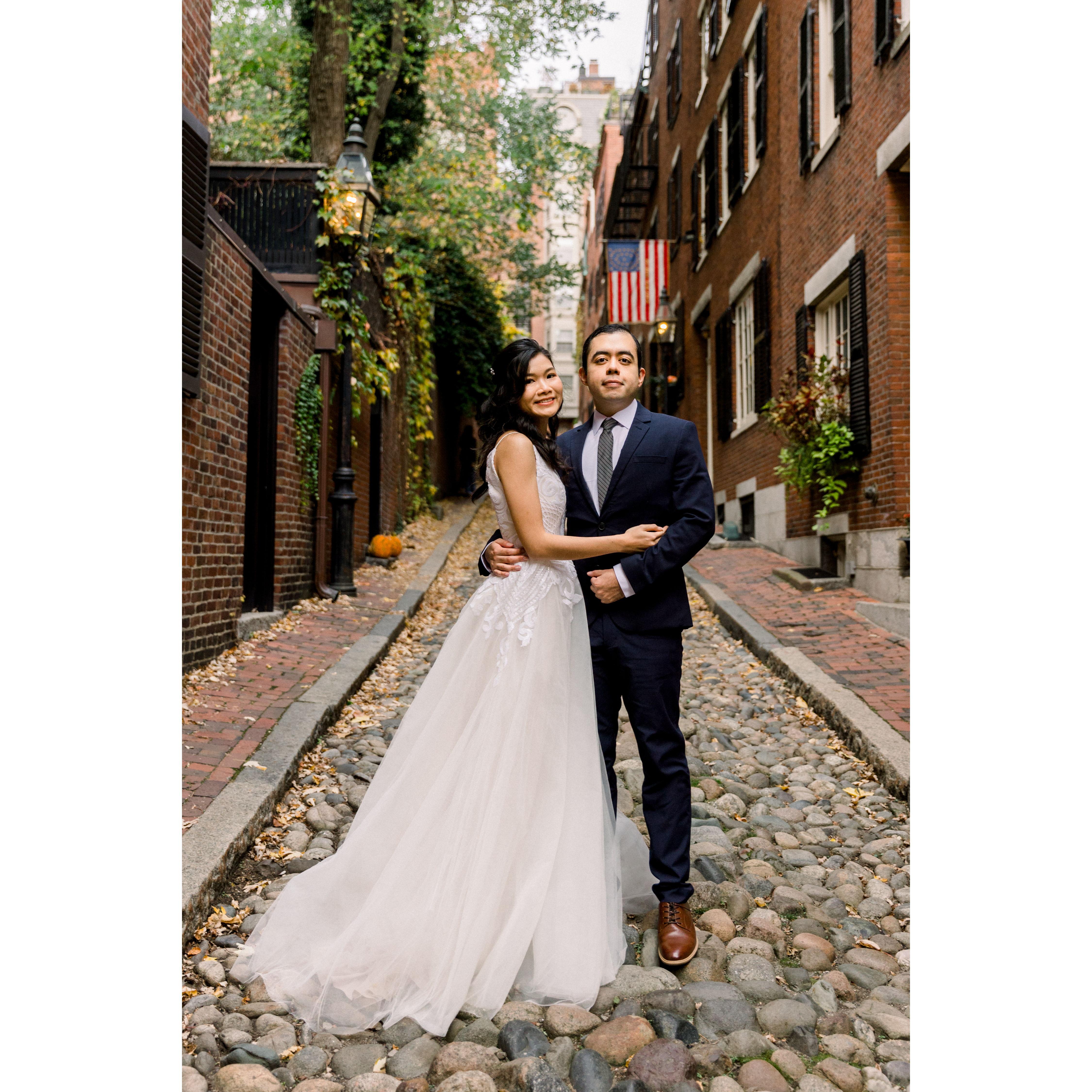 Fun fact: This was our first time on Acorn St after living here for 1.5 years