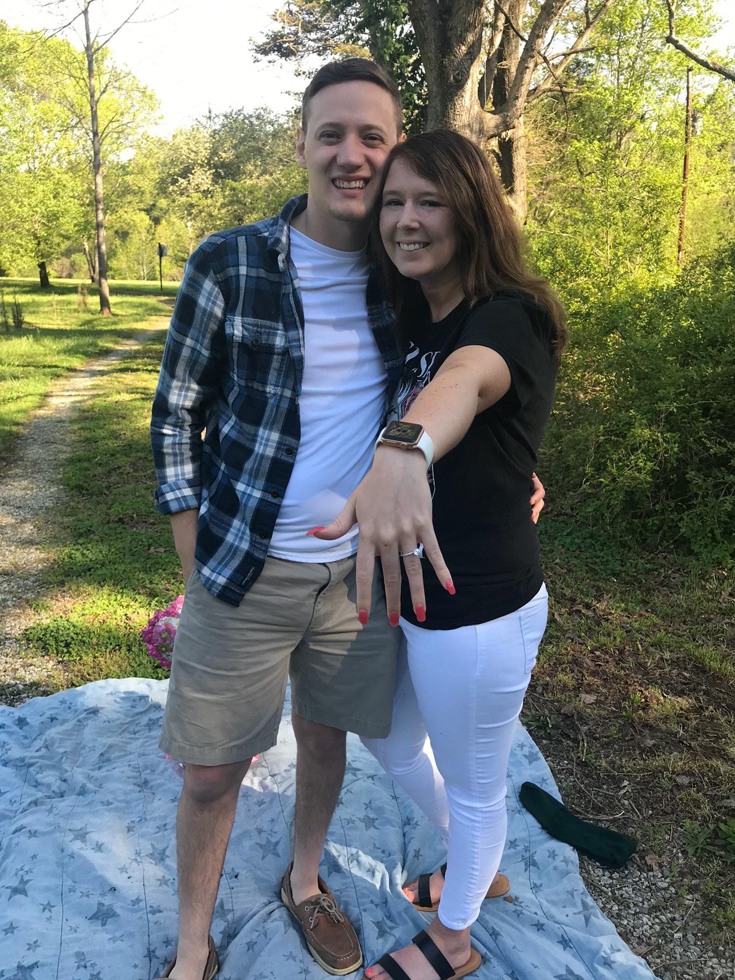 The day we got engaged!