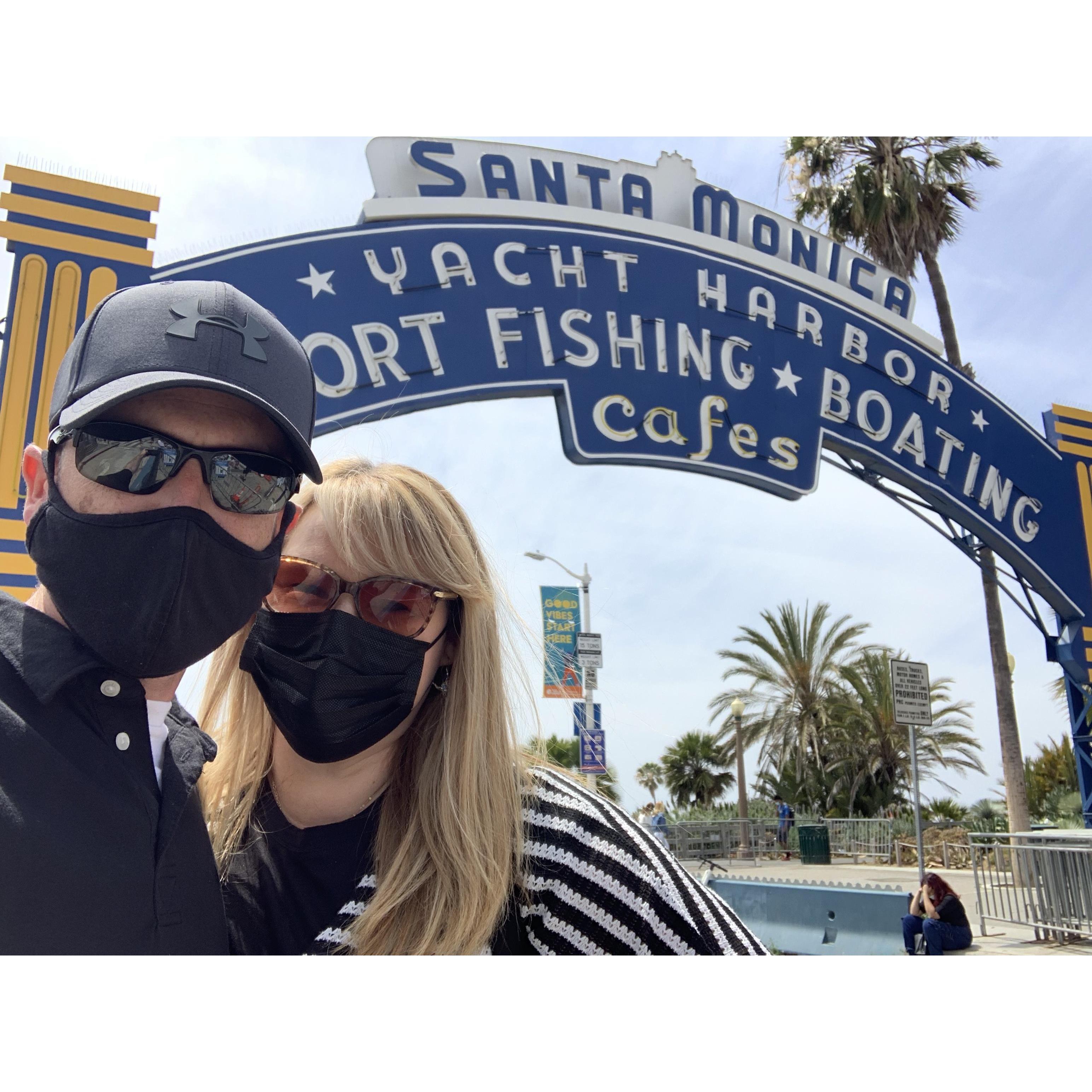 We got to go on a little weekend get-a-way at the beginning of May. It was so wonderful! Santa Monica, Universal Studios, driving around and exploring LA. So good!