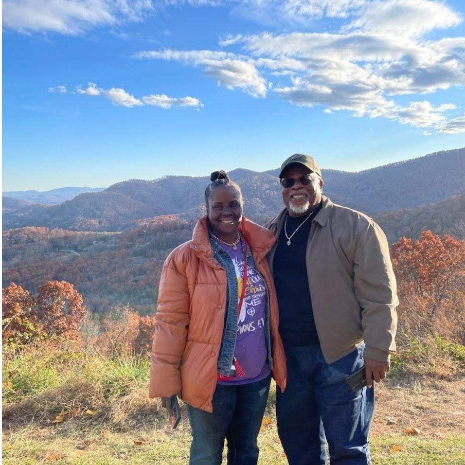 In the beautiful mountains of Asheville, N.C.