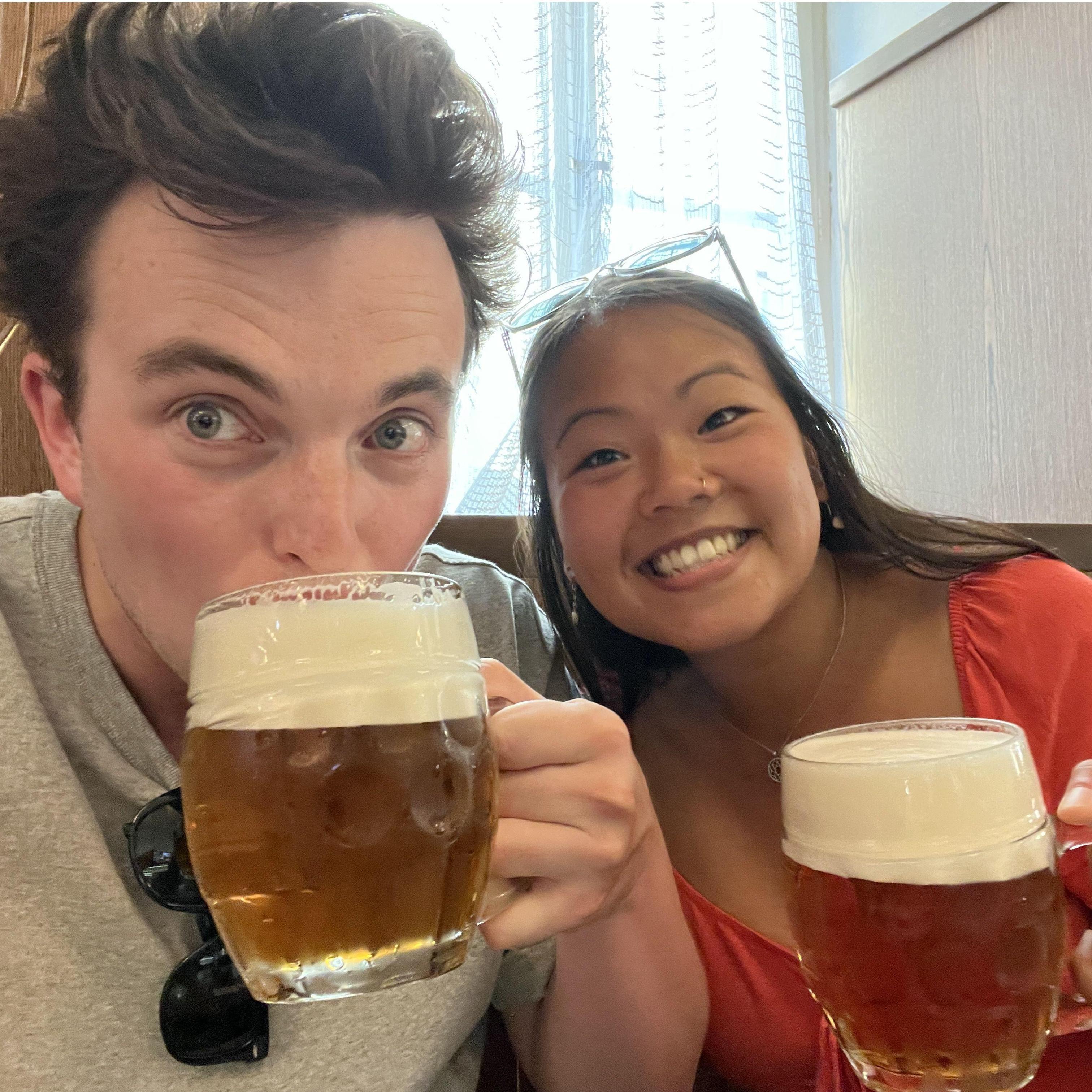 July 2023 | Beer hall in Prague, Czech Republic.