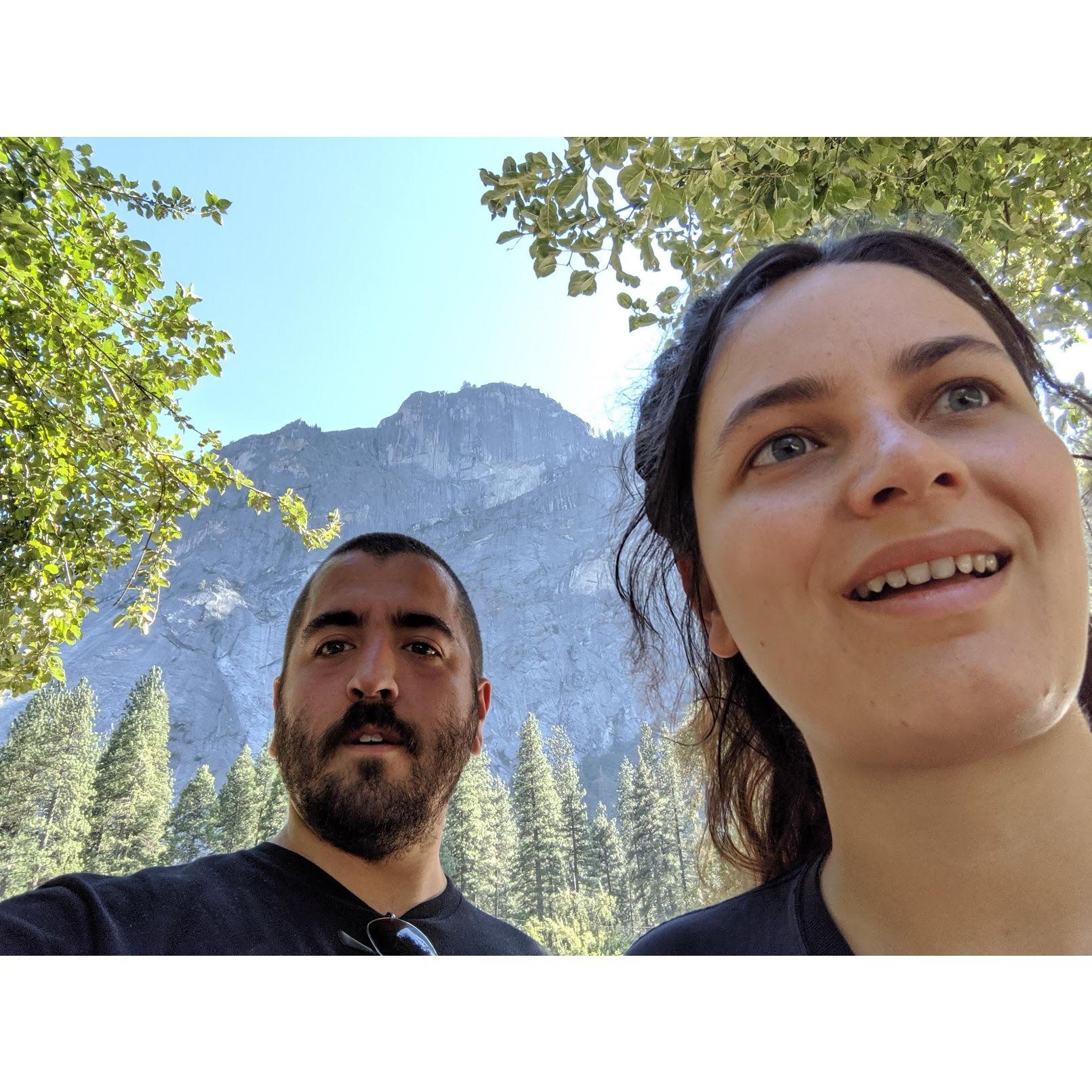 The moment Emily saw a squirrel at Yosemite