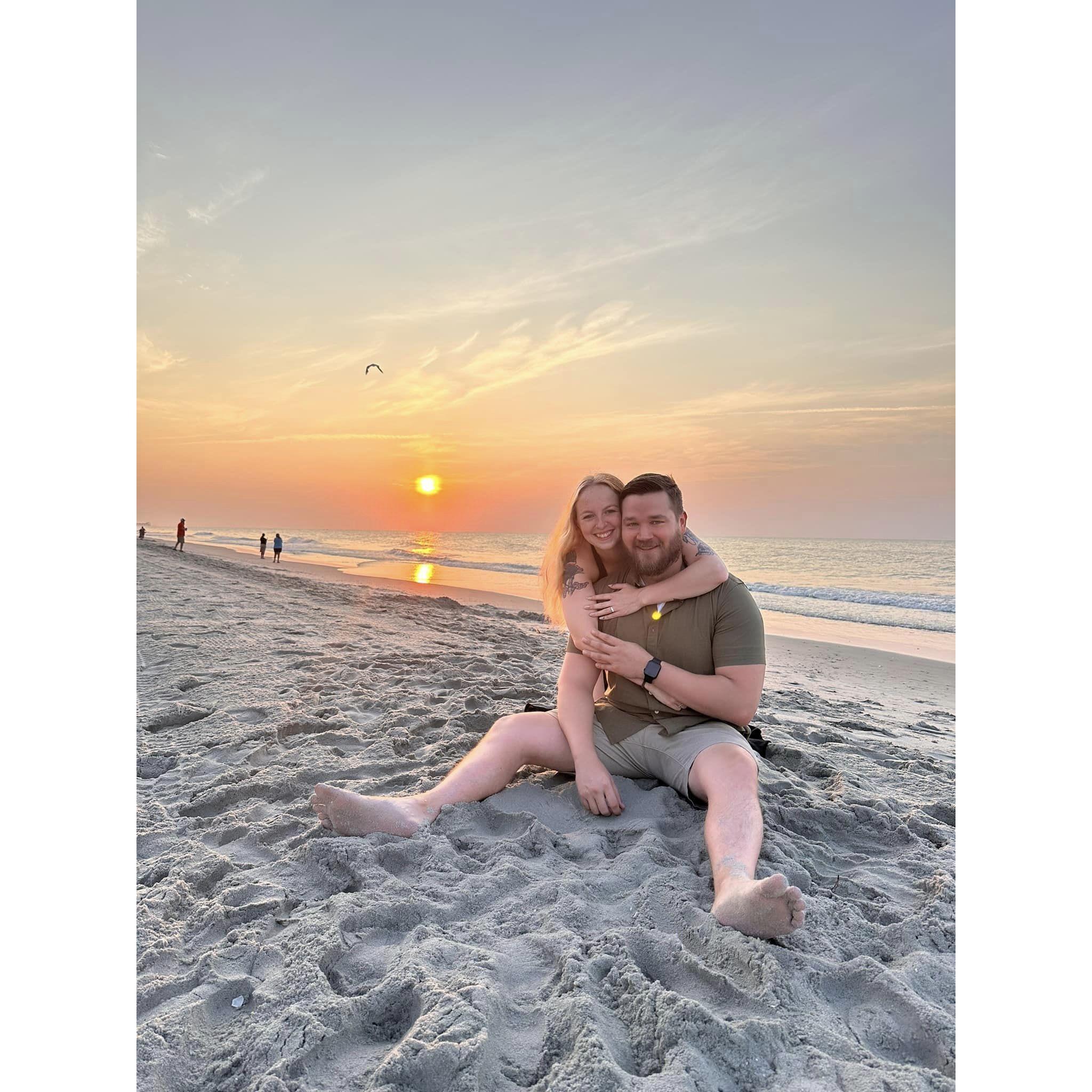 When we got engaged at Myrtle Beach on August 1st, 2024 <3