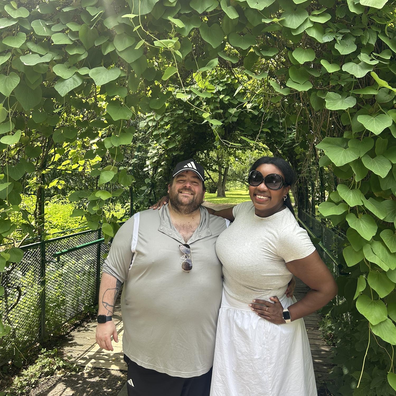 Our first time out of the country together, up to Montreal!