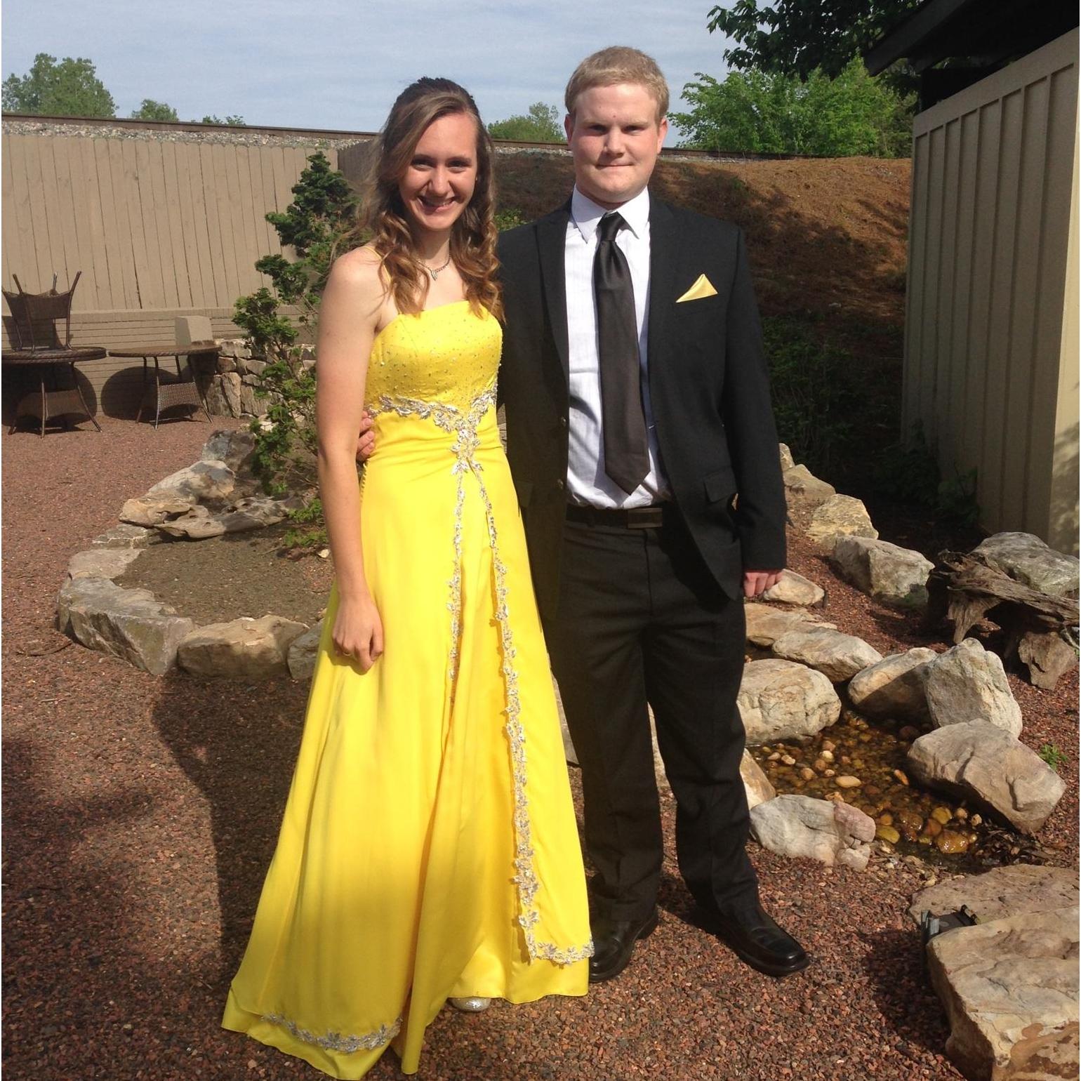 Our first prom, and second date! 2014