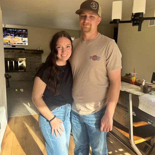 The couples most recent photo! We are busy in the midst of wedding planning and enjoying our first year in our new home! We can't wait to celebrate our marriage with all of you so soon!