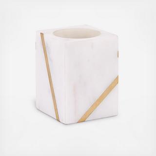 Marble Brass Tumbler