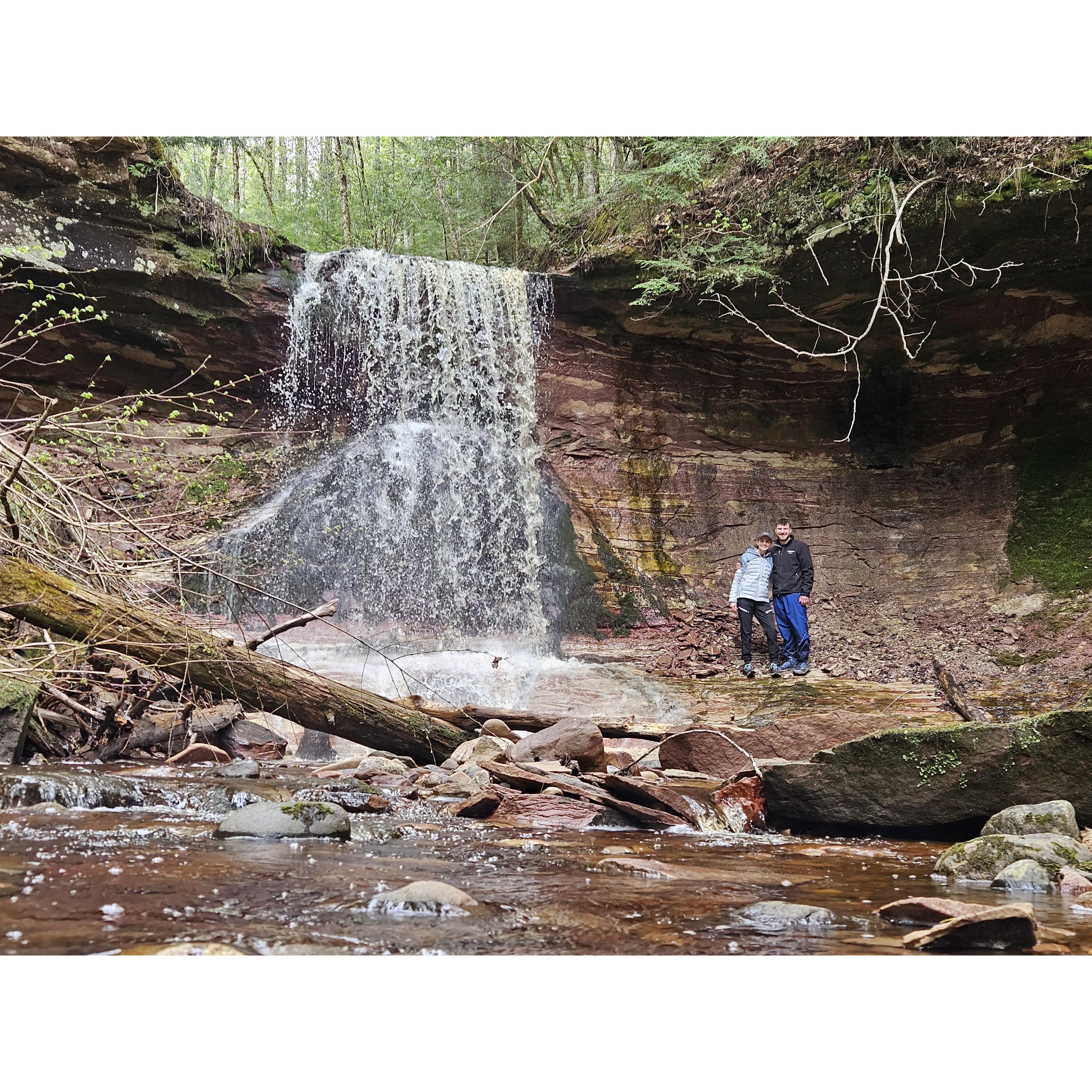 A spring adventure with our friend Seth finding Paul's Falls