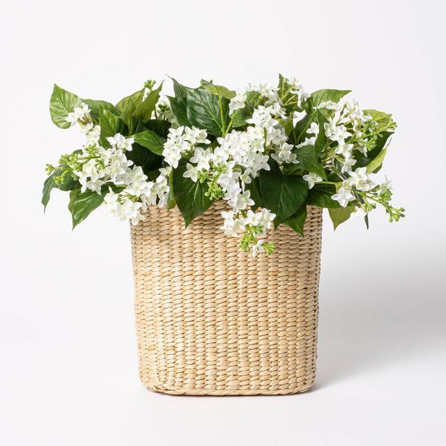 16" x 18" Artificial Lilac Plant in Hanging Basket - Threshold™ designed with Studio McGee