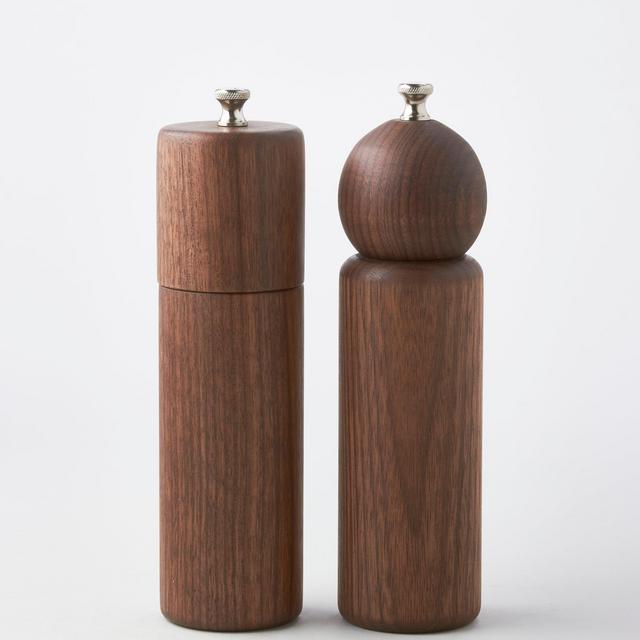 Salt and Pepper Mills in Walnut