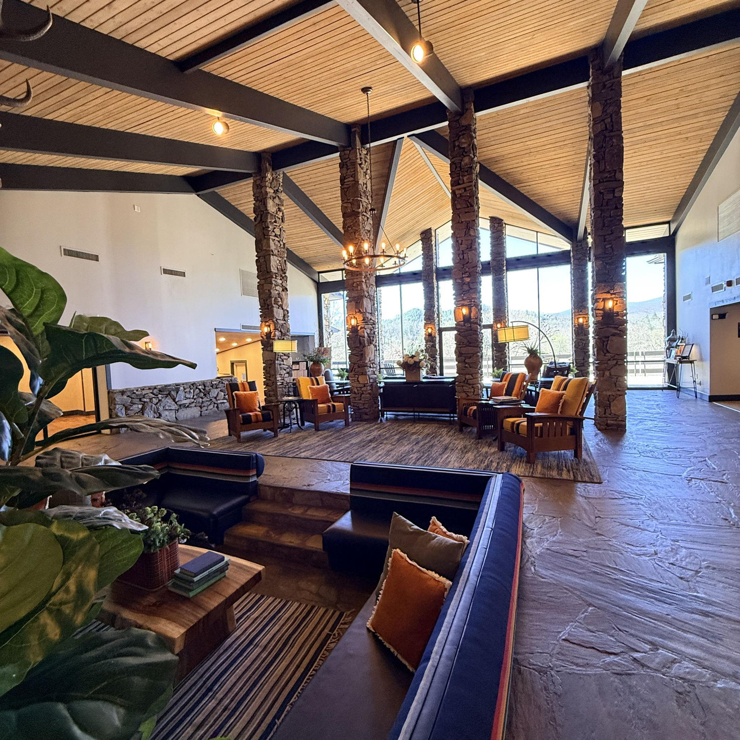 The Lodge lobby