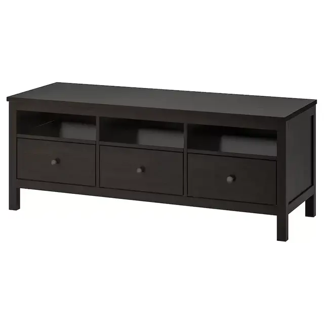Hemnes TV Unit - Black-Brown Color