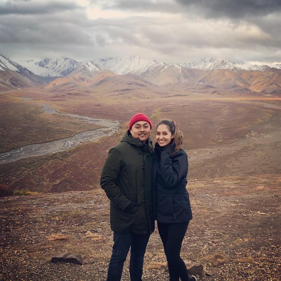 On our magnificent trip surveying wild life and awesomely rough terrain in Denali Alaska.